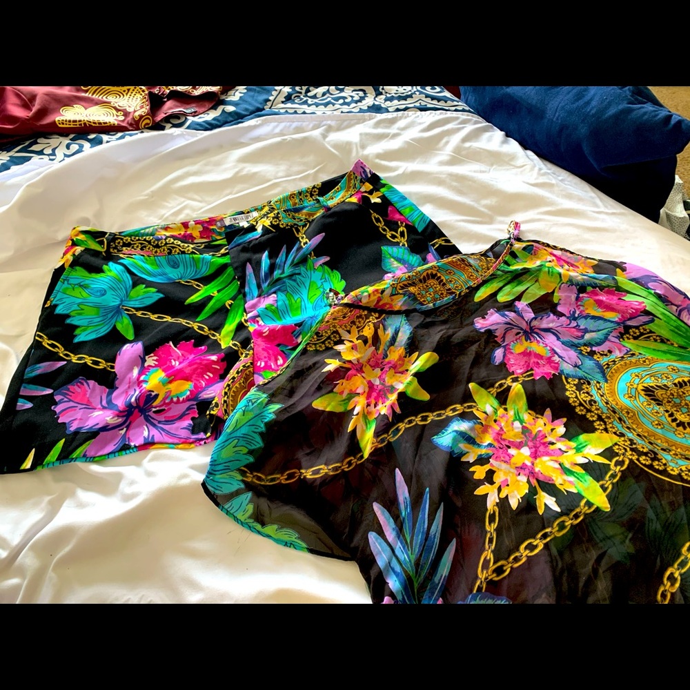 Two piece short set